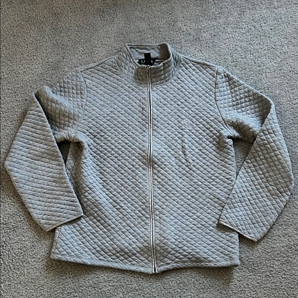 Ralph Lauren Gray Quilted Jacket